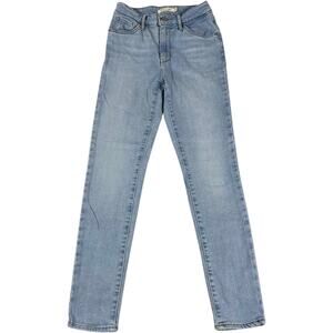 Levi's 721 Light Wash Jeans High Rise Skinny Women's Size 26 Minimalist Baddie